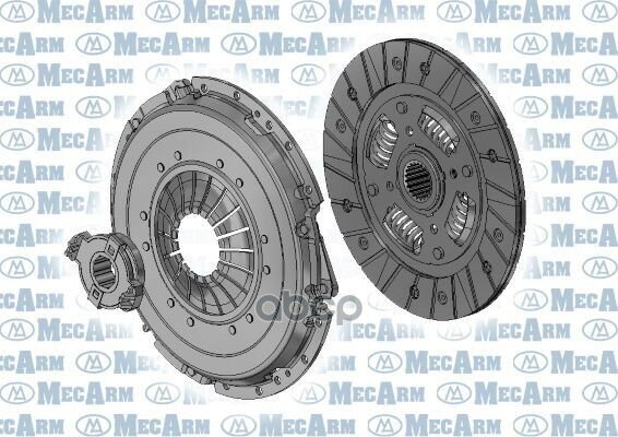 Ком/Кт Сцепления [228 Mm] Mercedes Benz Mb 100/88-96/2.4D Mecarm арт. MK9182