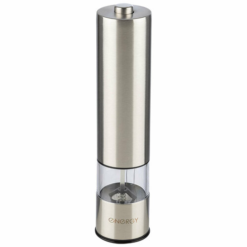 Перцемолка электрическая 6ВТ чаша 70МЛ сталь керам НОЖ светодиод подсветка работа от БАТ ENERGY 202800₽