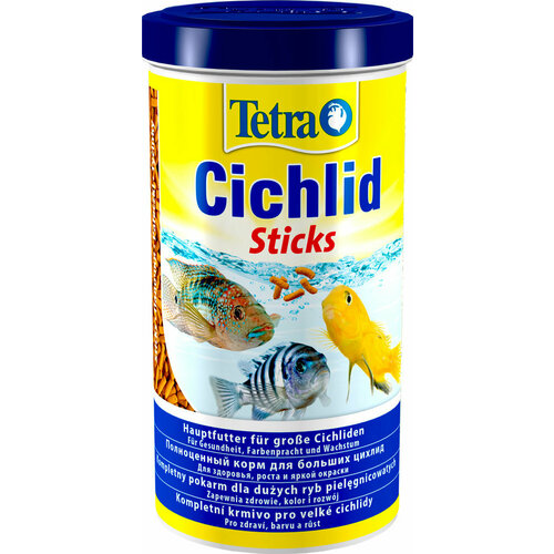 TETRA CICHLID STICKS корм палочки для всех видов цихлид (100 мл х 2 шт)