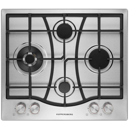 Газовая варочная панель Kuppersberg FS 67 X нержавеющая сталь 3259000₽