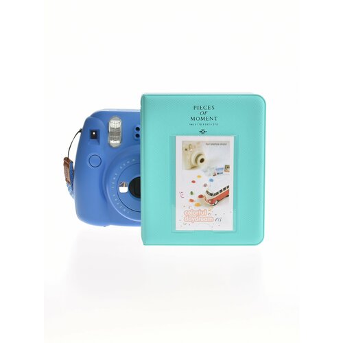 Фотоальбом ярко-мятный для Instax mini, 64 фото, биндер для карт kpop
