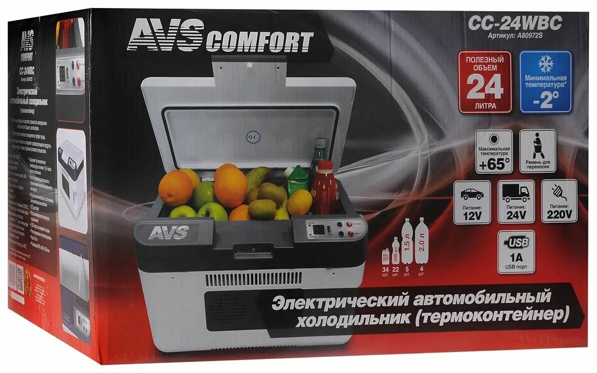 Термоэлектрический автохолодильник AVS - фото №5