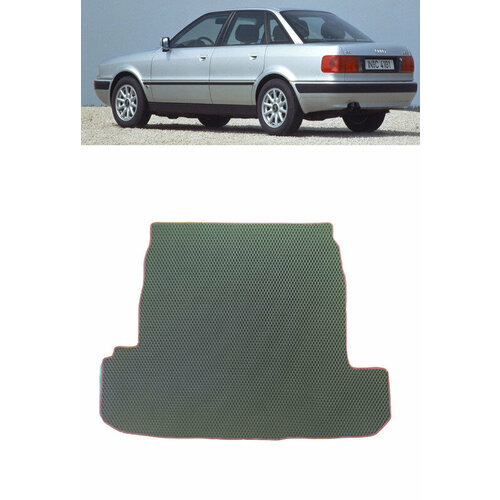 Audi 80 B4 1991 - 1996 коврик в багажник седан EVA Smart Коврик в багажник седан