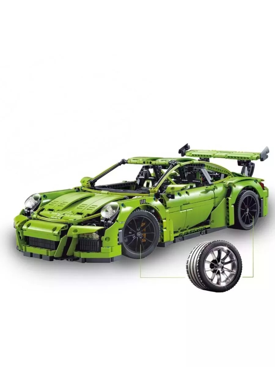 Конструктор Порше Porsche 911 GT3 RS 2728 деталей, совместим с Lego — фото 1