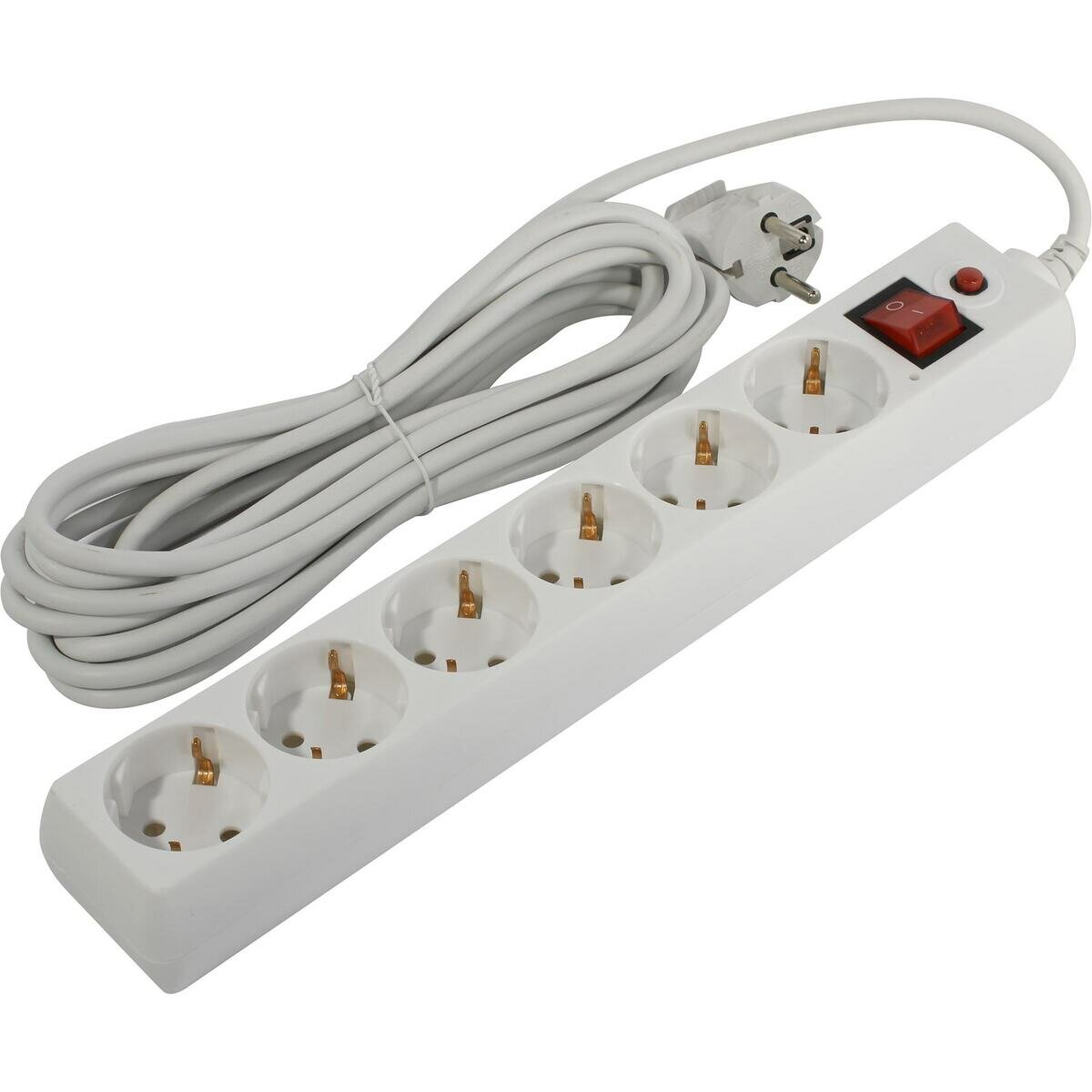 Сетевой фильтр BURO 600SH-16-5-W 6 розеток 5 м 475263 - фото №12