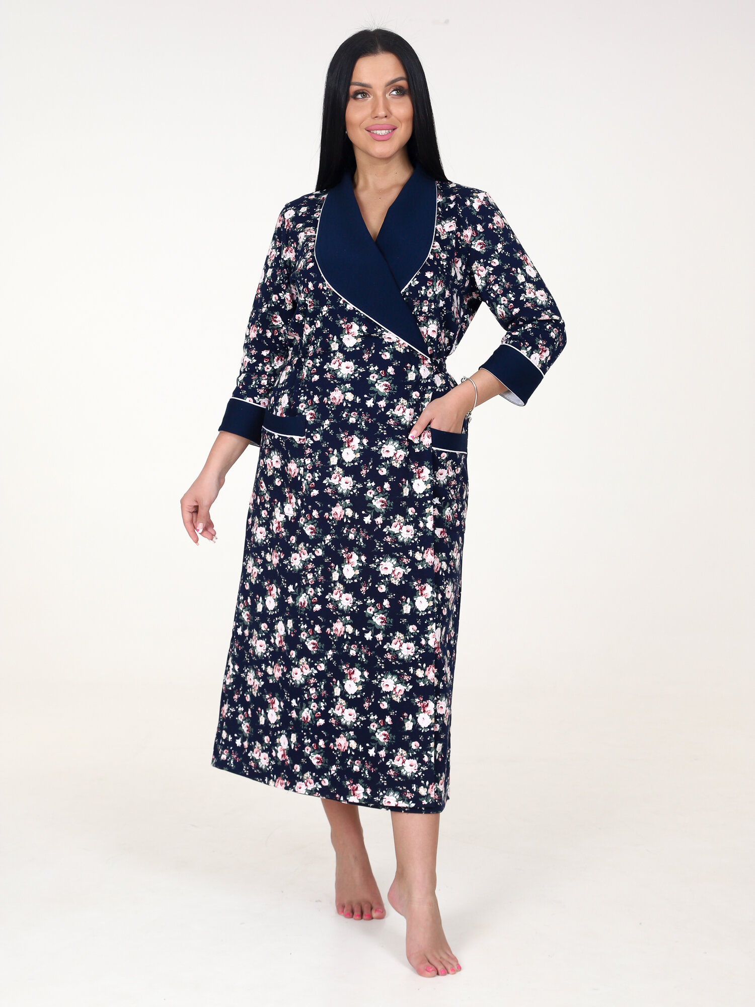 Халат МОДЕЛИКА, размер 54, белый — фото 1