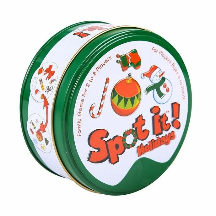 Настольная игра для детей Доббль/Дубль Spot it! Holidays (Каникулы)
