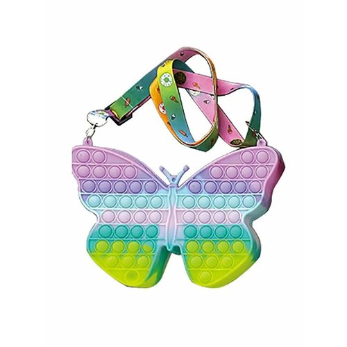 Попит сумочка детская Бабочка / сумка антистресс / Popit