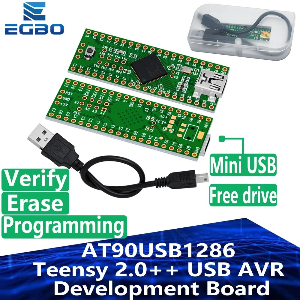 EGBO Teensy 2.0++ USB AVR экспериментальная плата