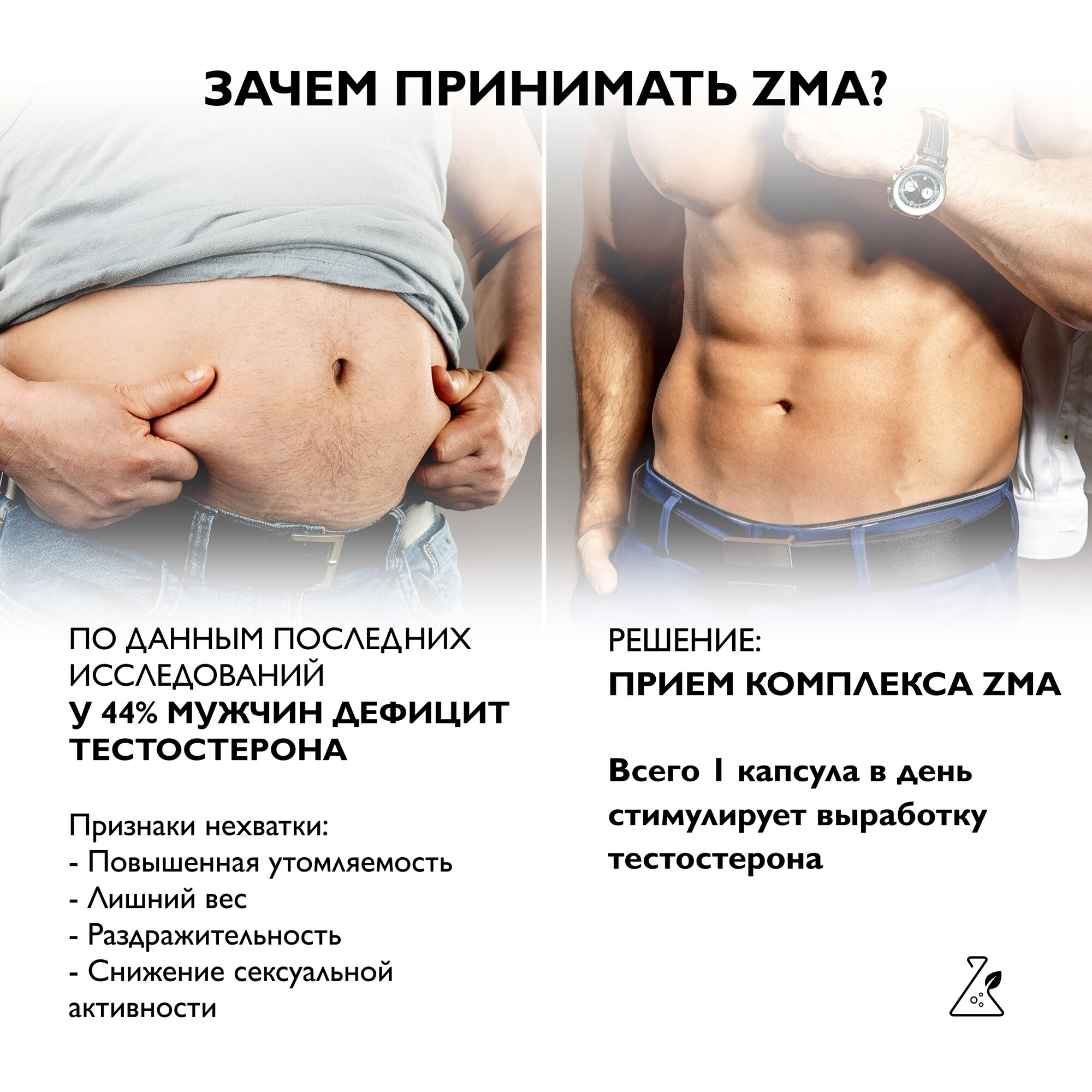 ZMA Dr. Zubareva | Зубарева Цинк (25 мг)+магний (600 мг) + витамин B6 — фото 1
