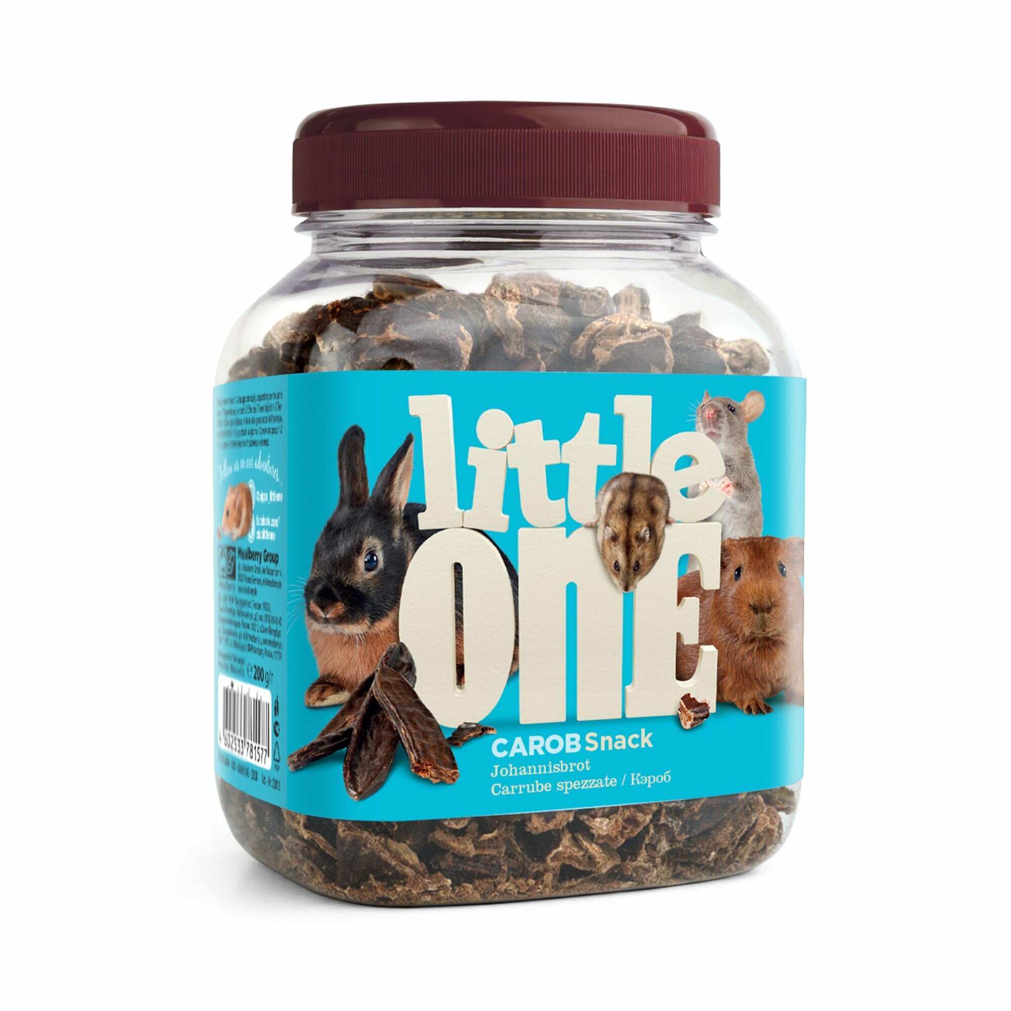 Лакомство Little One Кэроб лакомство для всех видов грызунов 200 г