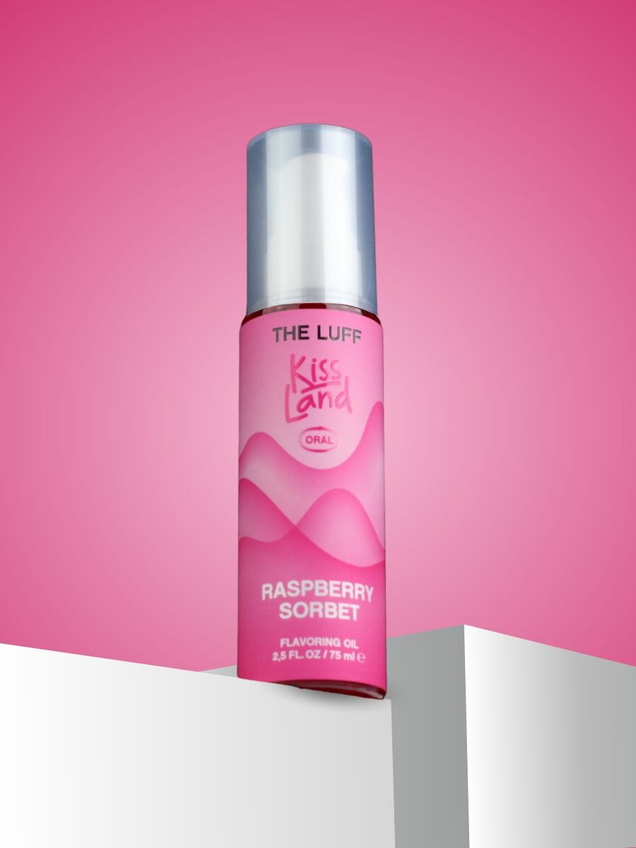 Масло оральное разогревающее съедобное The Luff KissLand Raspberry Sorbet 75 мл