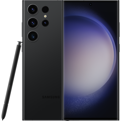 смартфон samsung galaxy s23 ultra 12 1 тб кремовый еас рст Смартфон Samsung Galaxy S23 Ultra 12/1 ТБ, Dual nano SIM, черный фантом