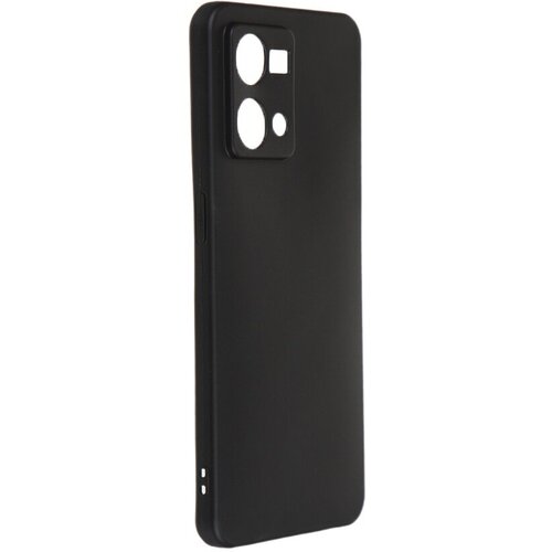 Чехол DF для Oppo Reno 7 4G Silicone Black oCase-05