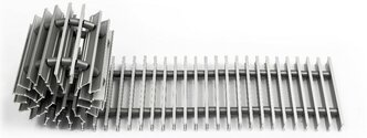 Решетка рулонная Techno РРА 150-1200/C алюминиевая, цвет серебро