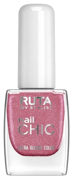 Лак для ногтей Nail Chic 36 розовый металлик