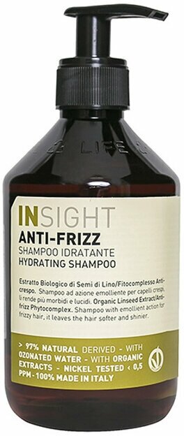 Insight Anti-Frizz Разглаживающий шампунь для вьющихся непослушных волос 400 мл