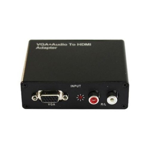 активный видеоконвертор hdmi to vga dw hzv004 dorewin VGA + Audio to HDMI адаптер