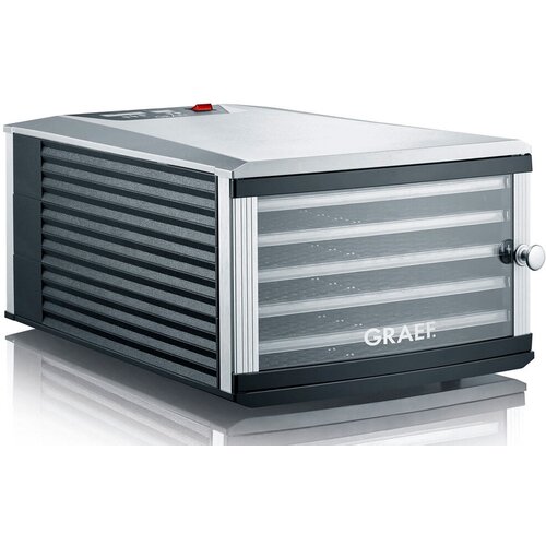 Сушилка для овощей и фруктов Graef DA 506 серебристый чёрный 2950000₽