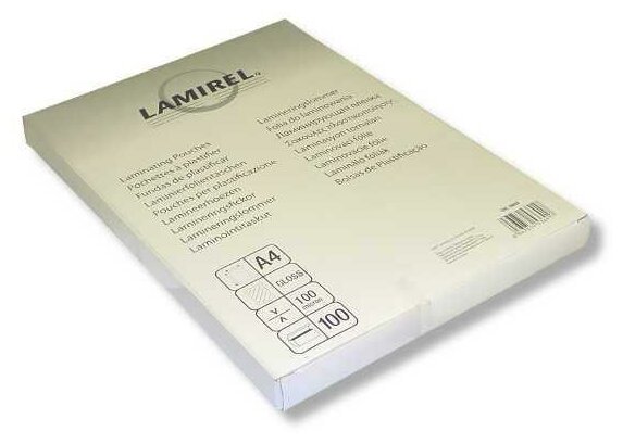 Пленка для ламинирования Fellowes Lamirel LA-7865801 А4 100мкм 100шт.