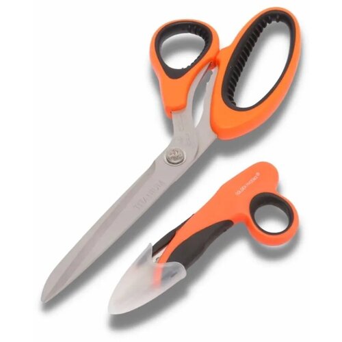 Набор ножниц Golden Phoenix / швейные и портновские ножницы / оранжевые / подарочный набор