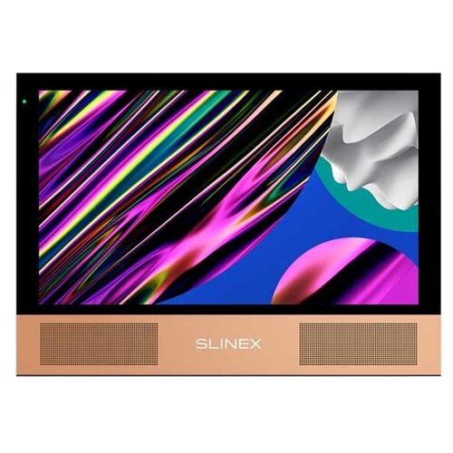 Видеодомофон Slinex Sonik 10 Black+Pink Gold видеодомофон slinex sl 07iphd черный