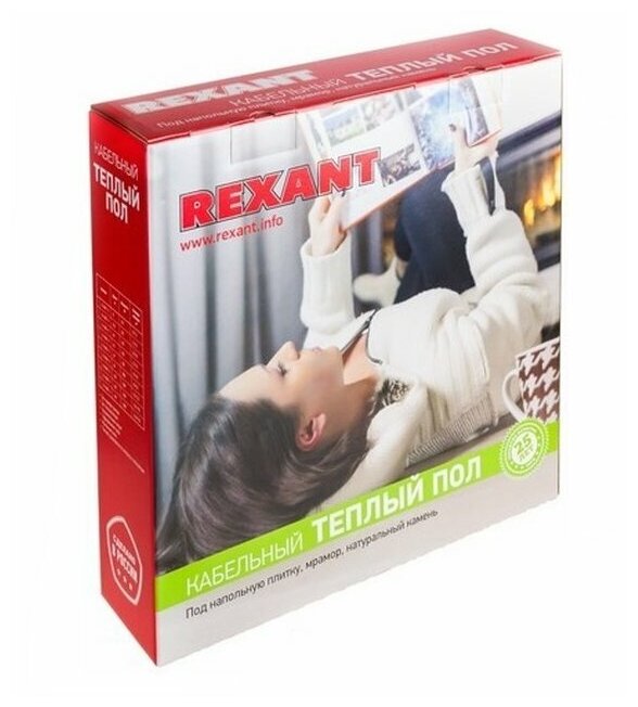 Пол теплый кабельный REXANT Slim RNB-105-1900 (1900Вт/105м/ S обогрева, м2: 8,5-12,5) (двухжильный) 51-0507-3 - фотография № 10