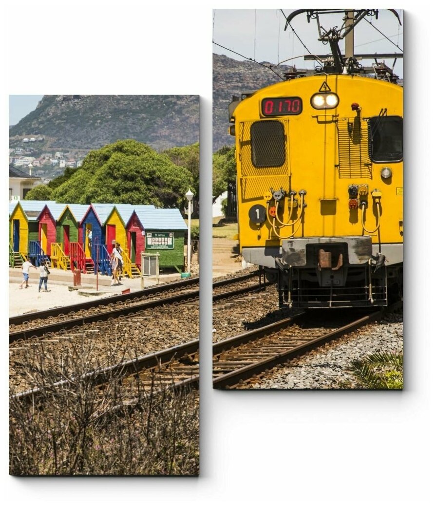 Модульная картина Курс на Кейптаун!110x138