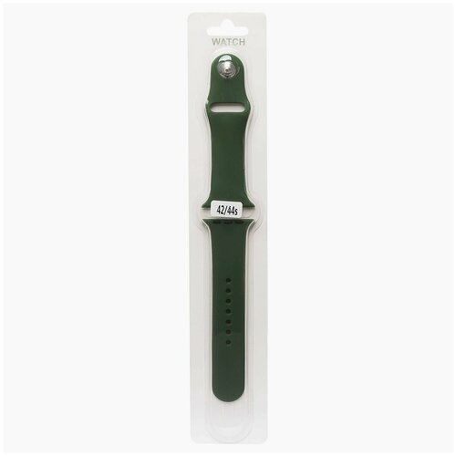 Ремешок ApW03 для Apple Watch 42/44 mm Sport Band Размер - S (Темно-зеленый) ремешок apw03 для apple watch 42 44 mm sport band размер s сиреневый