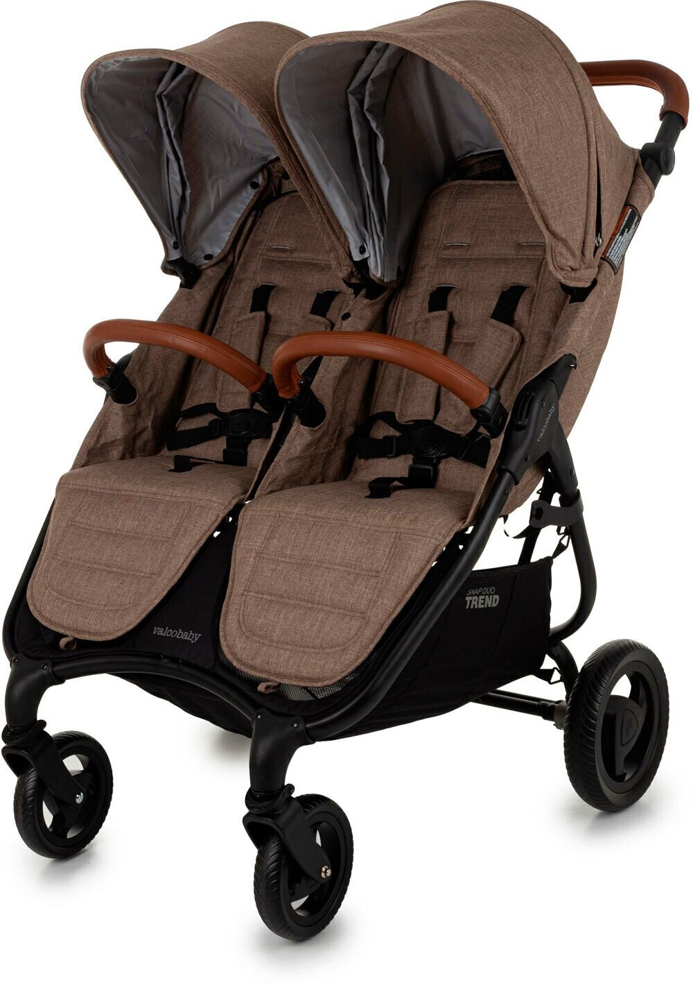 Детская коляска для двойни Valco Baby Snap Duo Trend, цвет Cappuccino