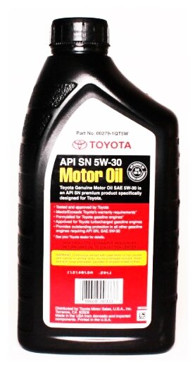 Моторное масло TOYOTA SN 5W-30 0.946 л