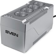 Стабилизатор VR-F1000 (≤320Вт, Вх.184-285V,4 × CEE7/4 (2*AVR, 2*сетевой фильтр) серебро