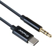 Кабель USB Type C AUX 3.5 jack, 24 бит / 48 кГц. Переходник Аудио Стерео длина 1.0 м, Belsis/BW1624