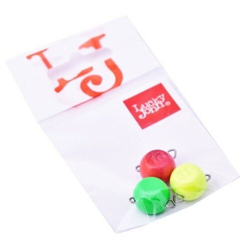 фото Груз-головки разборные lucky john ball rgy mix1 16.0г 3шт