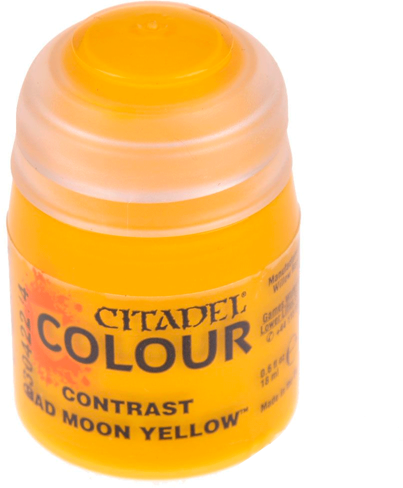 Краска акриловая контрастная Citadel Contrast Bad Moon Yellow 29-53 (18 мл)