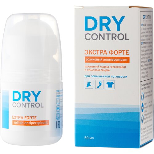 Купить Антиперспирант роликовый женский, мужской Dry Control при повышенной потливости Extra forte, DryControl