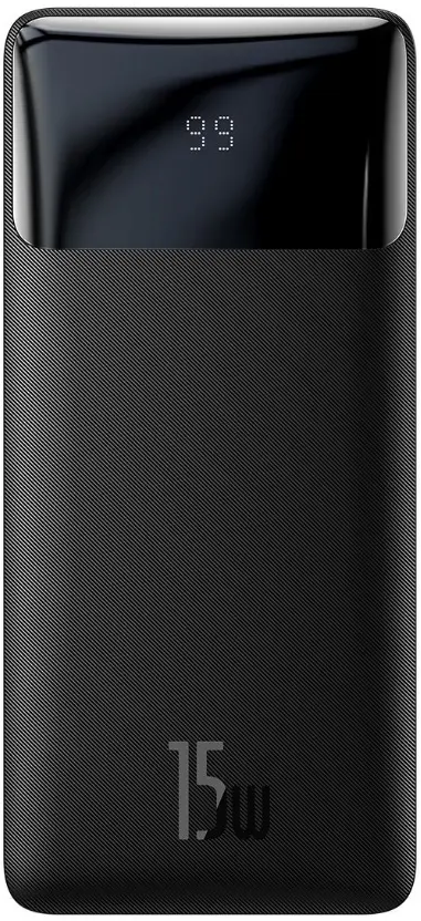 Внешний аккумулятор Baseus Bipow Digital Display Power Bank 20000mAh 15W Black (PPDML-J01)/ Повербанк