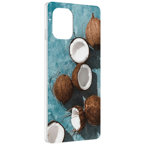 Чехол MyPads красивые-кокосы для UMIDIGI Power 7 задняя-панель-накладка-бампер
