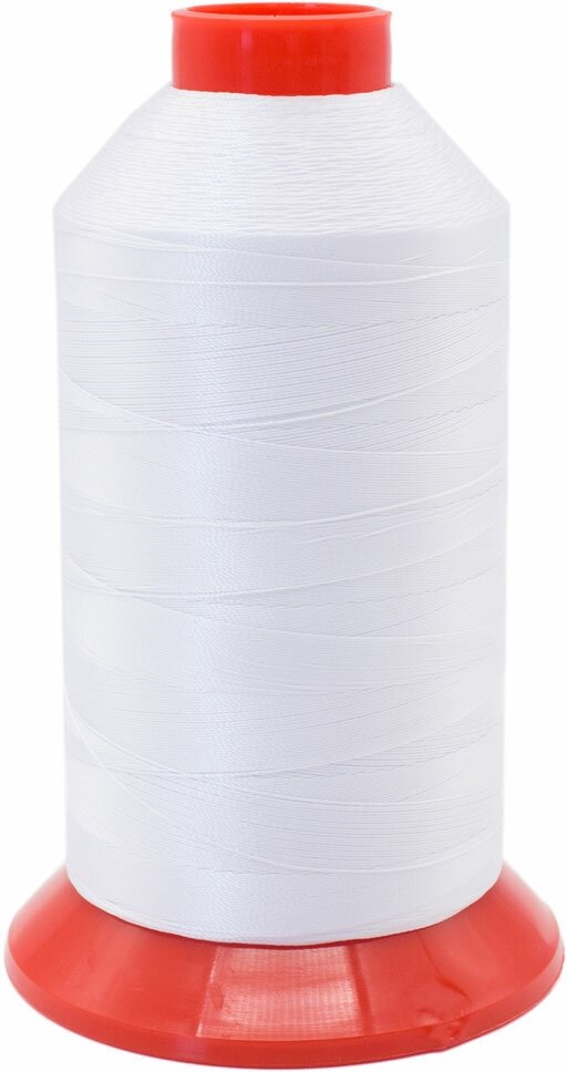 Филаментная нить особопрочная Astra&Craft, 210 D/3, 3000 м, 100% полиэстер (9021 белый)