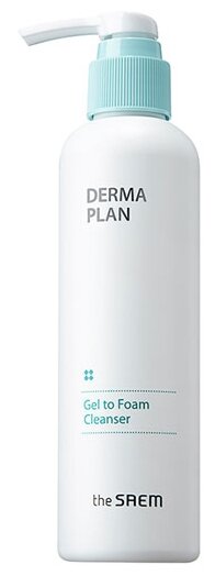 The Saem гель-пенка для умывания Derma Plan, 180 мл, 180 г