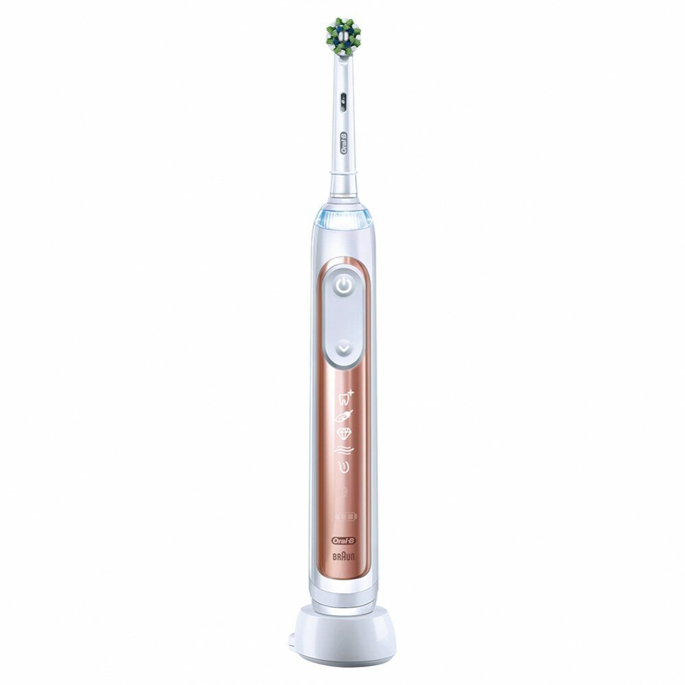 Электрическая зубная щетка Oral-B GeniusX 20000 Rose Gold D706.513.6