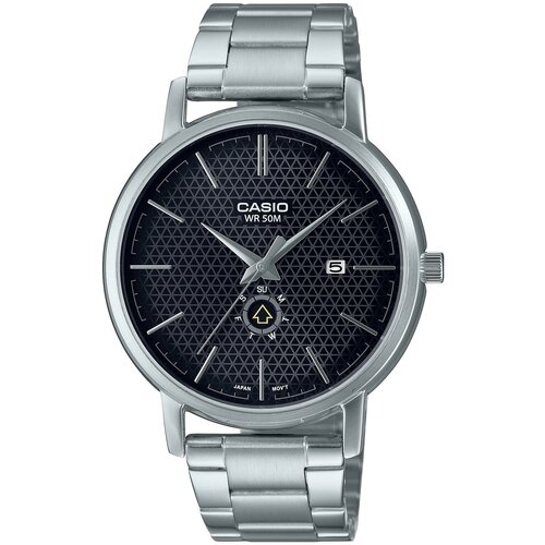 Наручные часы CASIO Collection MTP-B125D-1A, серебряный, черный