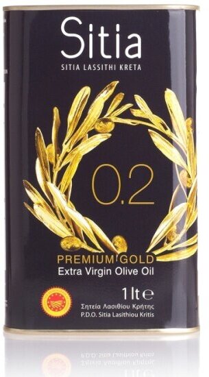 Масло оливковое Sitia Extra Virgin P.D.O 0,2% 1 л