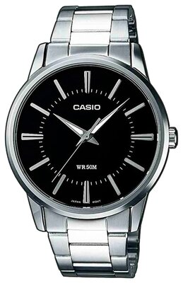 Наручные часы CASIO Collection MTP-1303D-1A, серебряный, черный