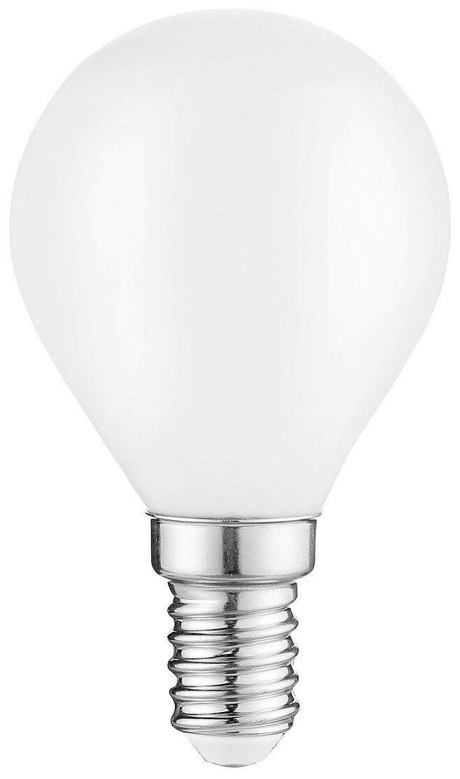 Лампа LED E14 9Вт белый шар Feron