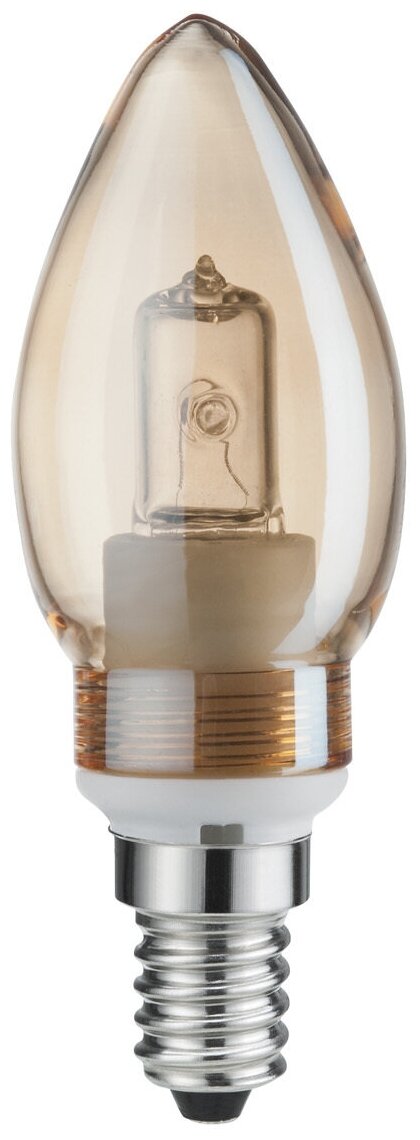 Плафон Paulmann Свеча на ветру D42мм H115мм Для модульных ламп макс.75Вт Золото Стекло 87539 - фотография № 6