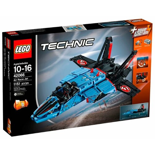 Конструктор LEGO Technic 42066 Сверхзвуковой истребитель, 1151 дет. lego 42044 technic самолёт пилотажной группы