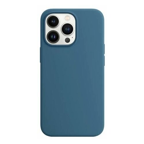 Ультратонкий силиконовый чехол K-DOO Mag iCoat на iPhone 13 Pro Max, синий