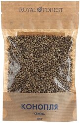 Семена конопли ROYAL FOREST неочищенные, бумажный пакет, 100 г