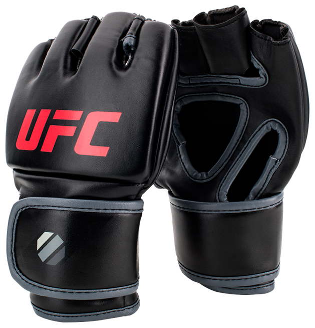 Перчатки UFC для MMA 5 унций чёрные (L/XL)